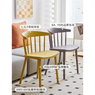 创意斯堪 纳维亚温莎椅椅餐椅现代休闲办公洽谈休闲面料家背椅