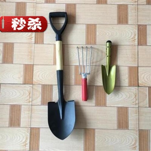 新品松土多齿f赶海工l具种植种菜挖蛤蜊耙子铲子小爬子沙滩钉耙不