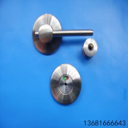 卫生间隔断五金配件 厕所门锁 洗手间仿固峰有人无人指示锁 门扣