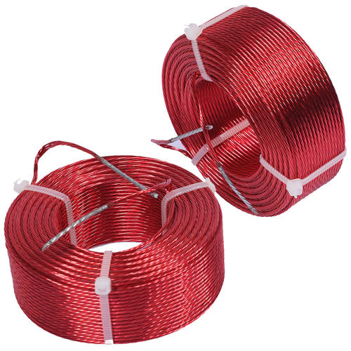 0.6mm*7音响分频器电感线圈七芯多股4N无氧铜空芯0.5mm- 0.45mm*7