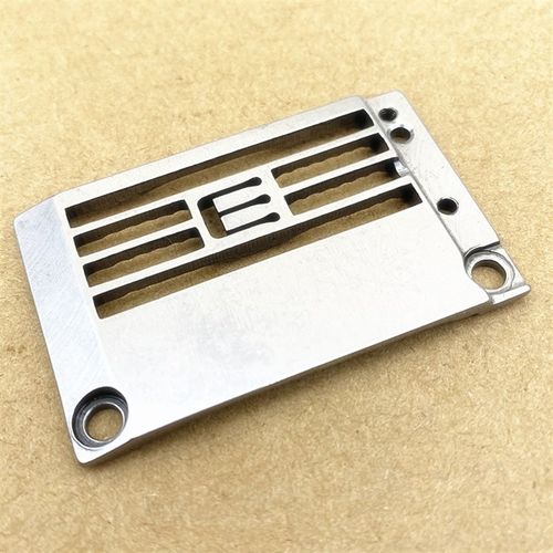 星菱888星锐787小方头绷缝车针板 小嘴筒式冚车厚料针板5.6针板