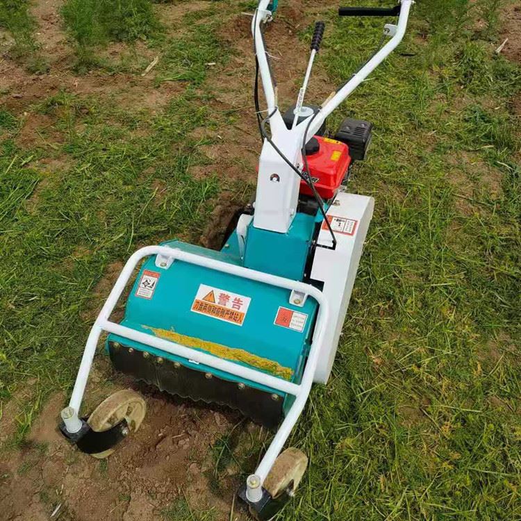 树叶杂草树枝秸秆粉碎机 灭茬碎草机丘陵梯田电动除草机