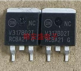 LM317BD2TG NCV317BD2TG  TO-263 贴片 线性稳压器0.5A可调