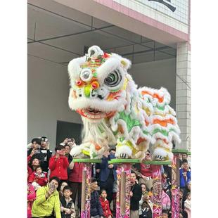 醒狮南狮刘备狮佛狮舞狮装高舞龙狮狮头舞狮龙桩广东醒狮新疆包邮