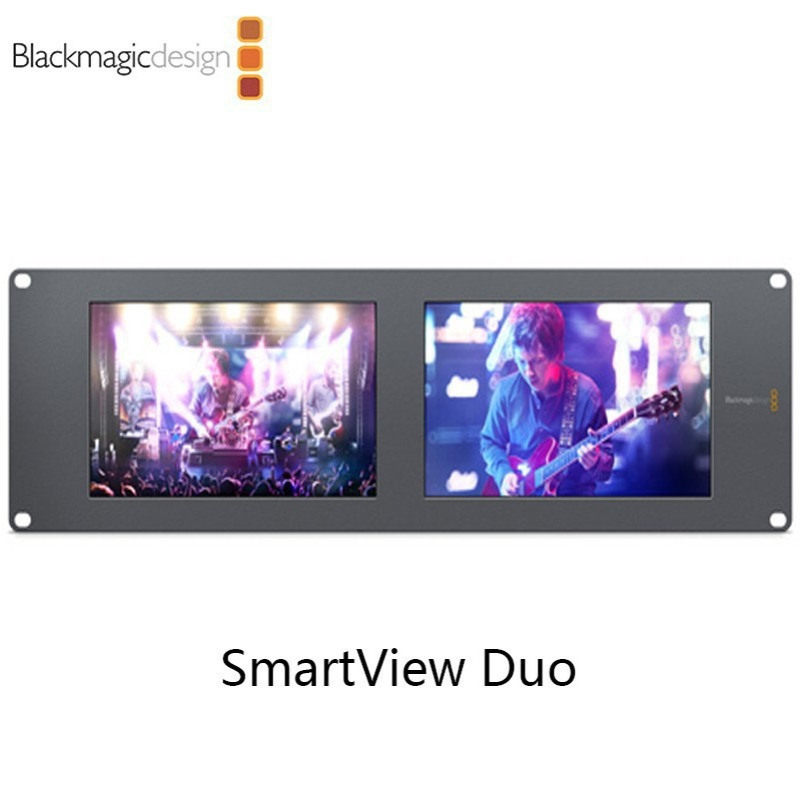 9黑魔法SmartView Duo双联式8英寸3RU BMD机架式SDI监视器