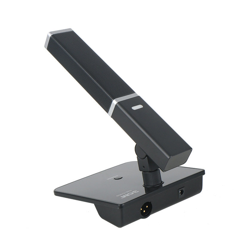 3CM专业有线会议话筒高清人声超心型指向无延时抗干扰鹅颈麦克风