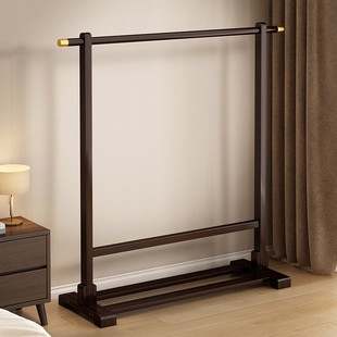 实木衣架客厅挂衣架落地卧室衣帽架临时放衣服神器移动室内晾衣架