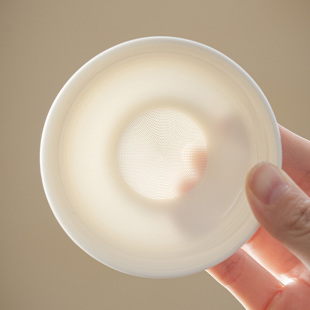 茶漏茶滤茶叶过滤网茶水分离茶隔泡公道杯陶全瓷一体羊脂玉具配件