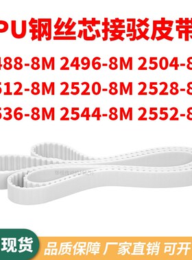 同步带24888M24968M25048M25128M252025282536254425528M齿形钢丝