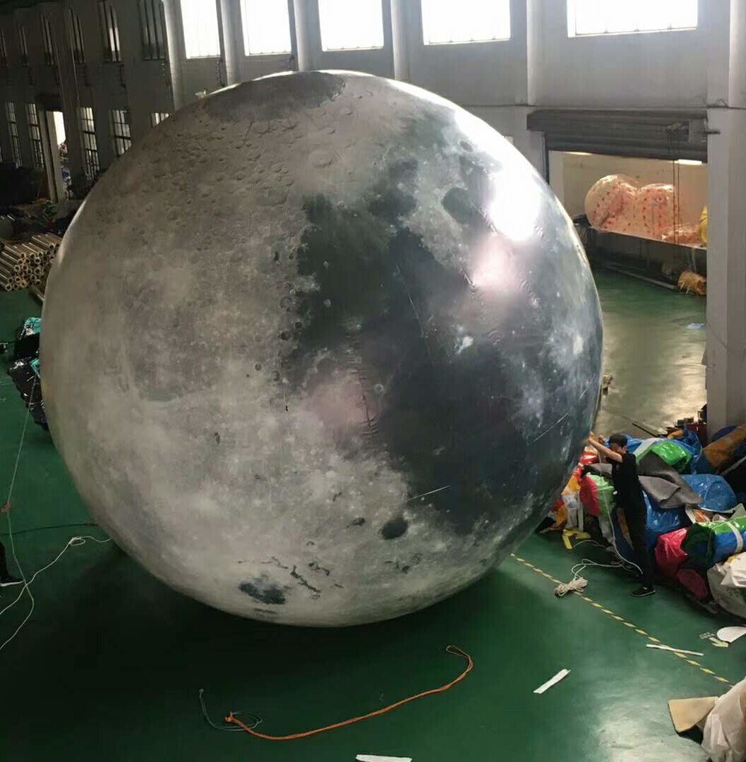 厂家直销中秋气模 大型充气月球 超级大月亮球 厂家低价批发