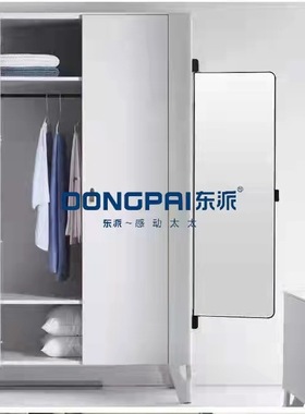 DONGPAI东派-衣柜掩门镜子掩门用的黑色金色镜子旋转穿衣镜推拉镜