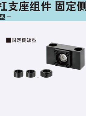 BSV6 8S 10S 10 12 15 20丝杠支座组件固定侧·方型矮型