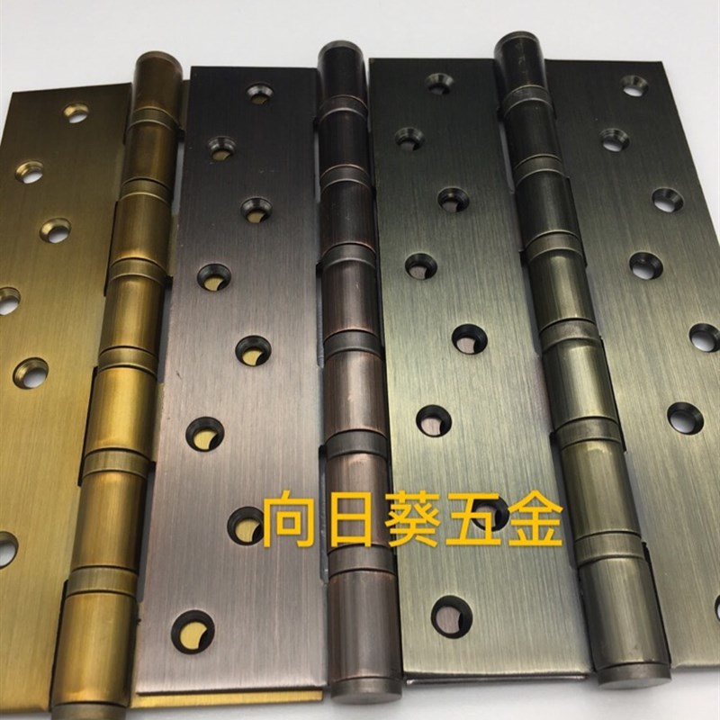 不锈钢8寸青古铜红古铜黄古铜平开合页加厚酒店宾馆大门平开活叶