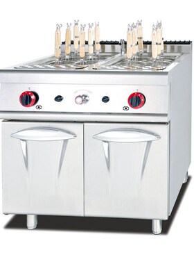 EH-888电煮面炉连柜座 肠粉炉麻辣烫电热款12头煮面炉 西厨意面炉