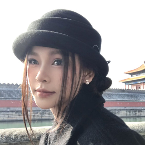 纯羊毛赫本风复古千金帽