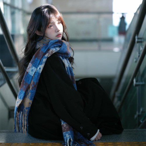 围巾女冬季加厚2026年新款