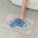 艺术收藏夹 软硅藻土吸水地垫浴室地毯防滑垫厕所防滑脚垫 洗刷刷