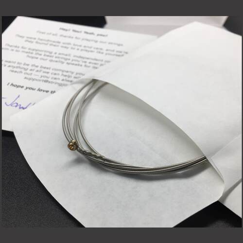 美产手工Stringjoy镀镍合金吉他弦 6弦7弦电吉他1046套装琴弦0942