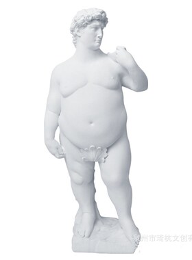 创意工艺品摆件胖大卫雕像家居桌面装饰西方名人大卫雕像艺术装饰
