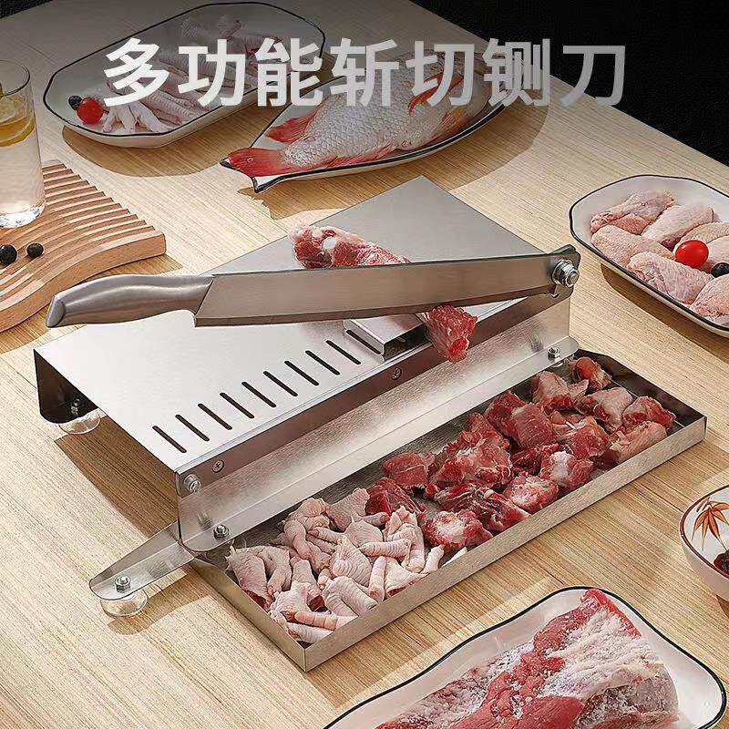切肉片机家用羊肉切肉机多功能药材年糕切片机手动商用切冻肉神器