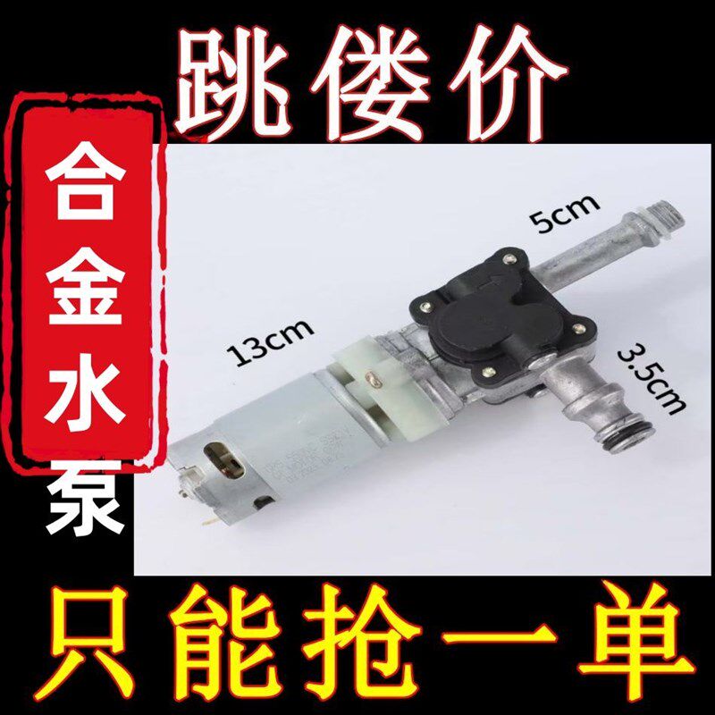 无线洗车高压水枪泵配件充电式锂电池水泵总成家用高压枪水泵配件