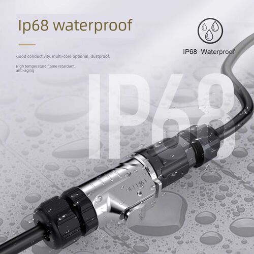 Ew-Lp16对接防水连接器金属2-9芯电源信号插头防水航空插头插座