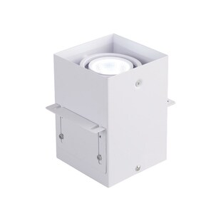 铝方通吊顶专用led灯方形方通双头明装格栅筒灯射灯cob商用斗胆灯