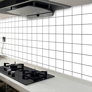 10米防潮墙纸  加厚厨房墙面贴纸卫生间自粘瓷砖贴防水浴室墙体用