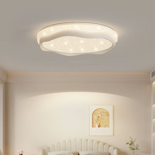 帕莎 全光谱护眼卧室吸顶灯家用智能书房灯LED奶油风房间吸顶灯