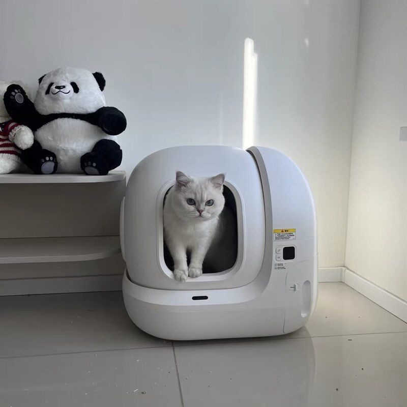 小佩智能全自动猫厕所MAX 超大号封闭式防外溅电动猫砂盆 猫咪用