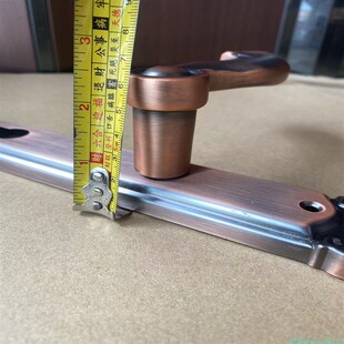 铝艺庭院门拉手不锈钢院子门围墙门把手锁铁艺双开大门门锁执手锁