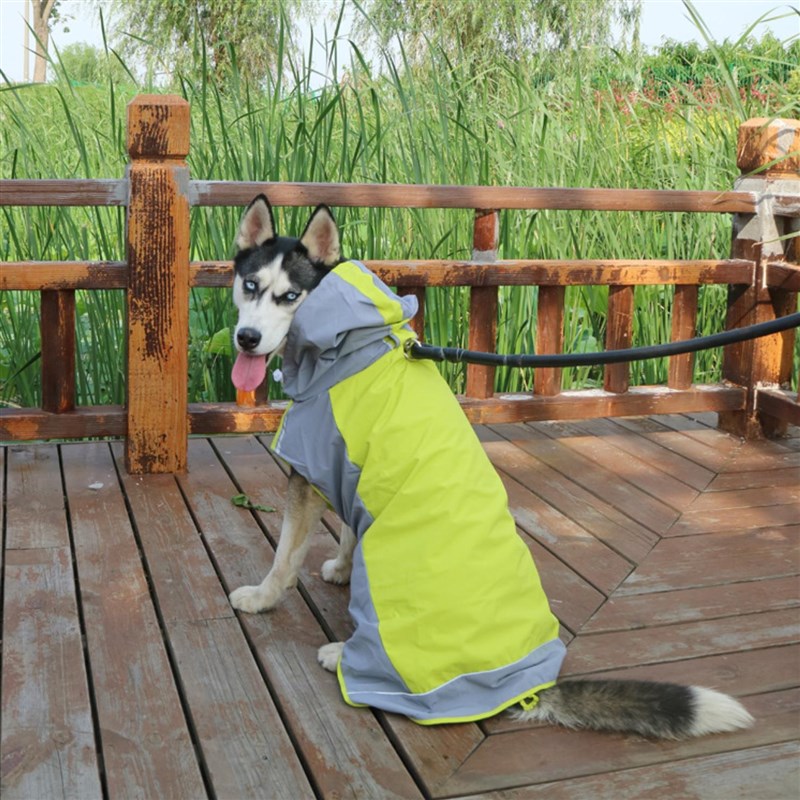 大型犬雨衣阿拉斯加金毛德牧防水透气双层宠物大狗雨衣防晒防风衣