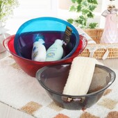 3个装 婴儿脸盆宝宝洗脸盆加厚新生儿童塑料面盆洗PP美容院小脸盆