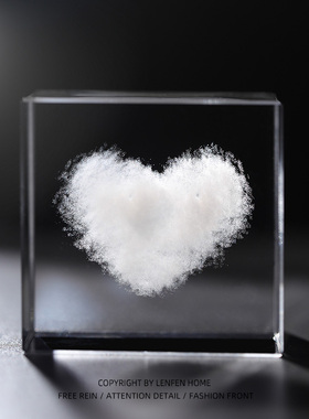 创意月球立方体桌面摆件月亮太阳银河系水晶球小夜灯治愈文艺送礼