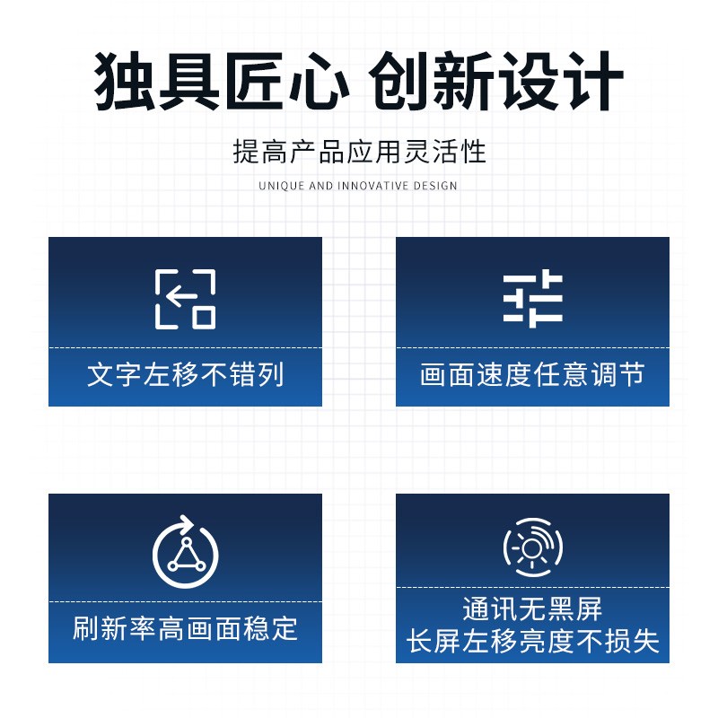 灵信A4串口232通讯实时更新数据485串口LED显示屏内码字库控制卡