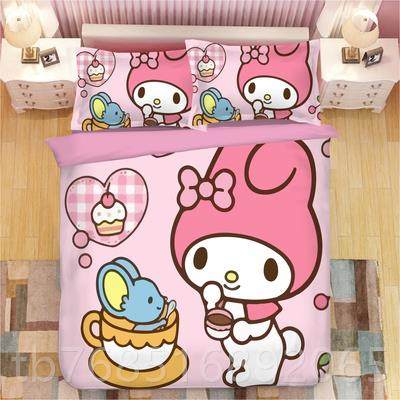 高档乐蒂四美件套卡上通生可爱公主风床单被套学宿舍女生床用品粉,床上用品,床品套件/四件套/多件套,淘宝优惠券,粉丝福利购,淘宝优惠卷