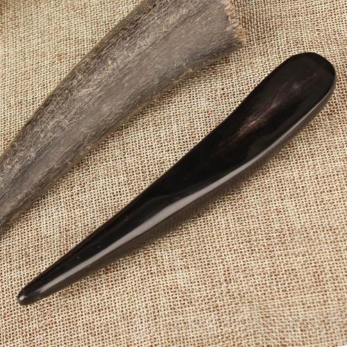 高档牛角拨筋棒容面部脸部刮痧棒女通美用足经点穴络底位按摩器拔