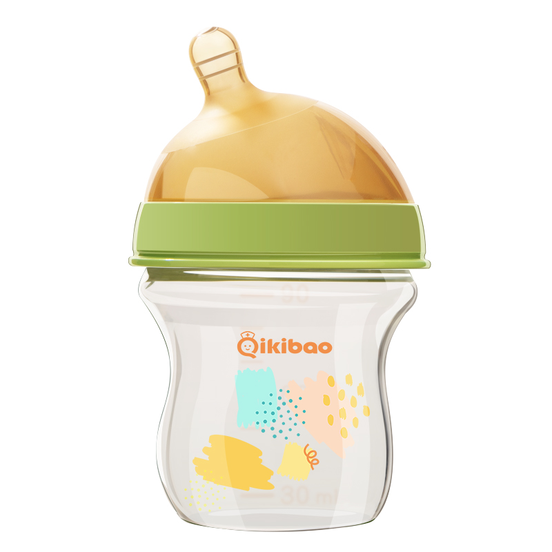 奇琦宝玻璃奶瓶婴儿新生儿防胀气初生0到6个月宝宝仿母乳专用喝水