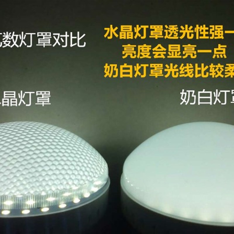 超亮led灯泡E27螺口奶白罩飞碟灯节能灯36W50W16W工矿灯单灯包邮