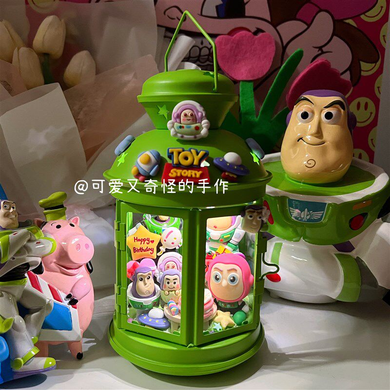 巴斯光年玩具总动员烛台diy手工生日礼物闺蜜情人节送女朋友儿童