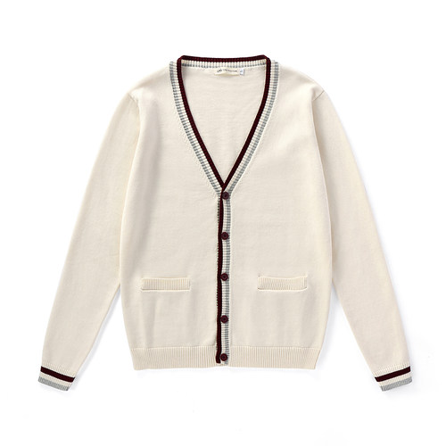 开衫背心针织衫毛衣外套班校园服小初高大学生情侣亲子证件照服装