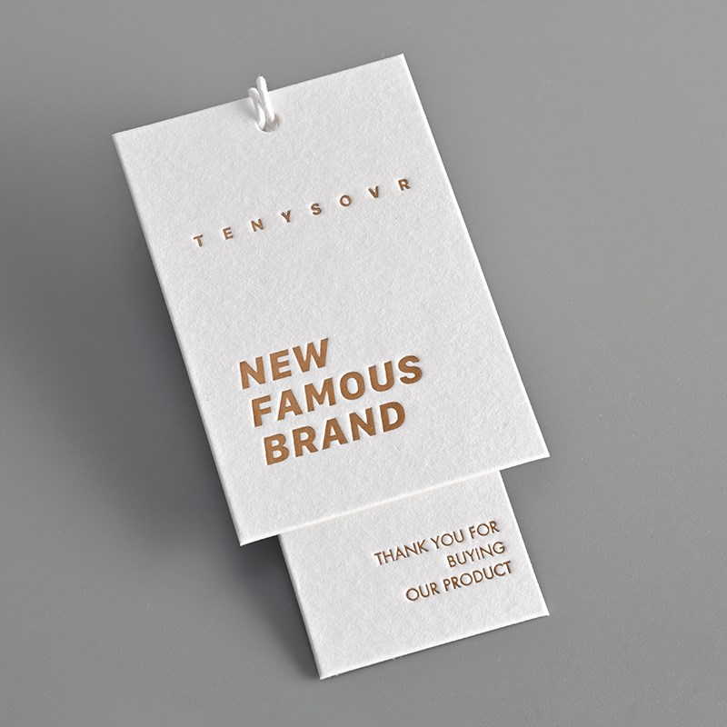 服装店吊牌定做高档男女装挂牌定制衣服标签童装卡片订做logo设计