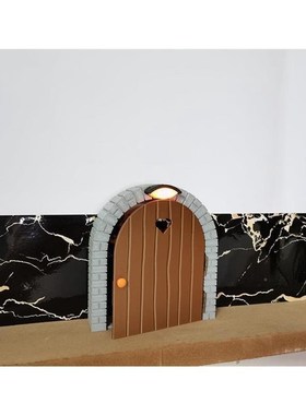 猫和老鼠门洞墙角杰瑞的家小屋摆件汤姆开关贴插座摆件模型小门窝