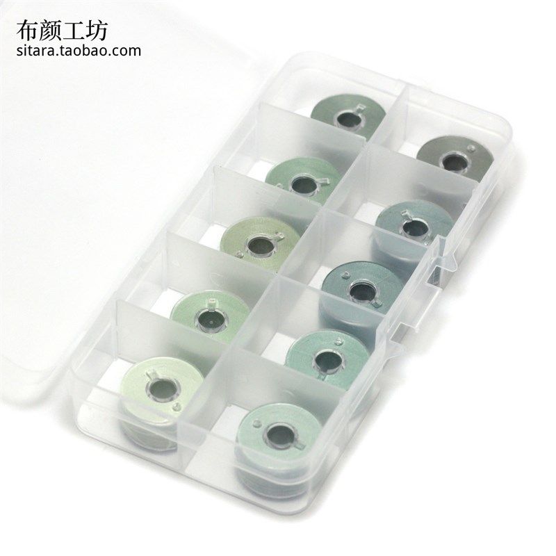 豆沙绿色系小线盒 手工布艺DIY缝纫线 灰绿色手缝线 10色包邮,居家布艺,线,淘宝优惠券,粉丝福利购,淘宝优惠卷