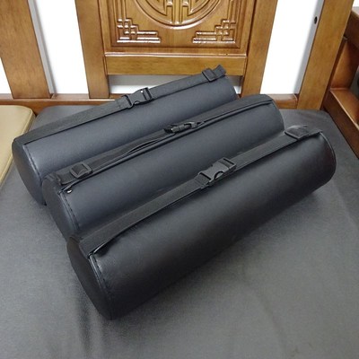 麦肯基办公电脑椅腰部背部颈椎支撑卷圆柱枕海绵芯调节橡皮筋卡扣