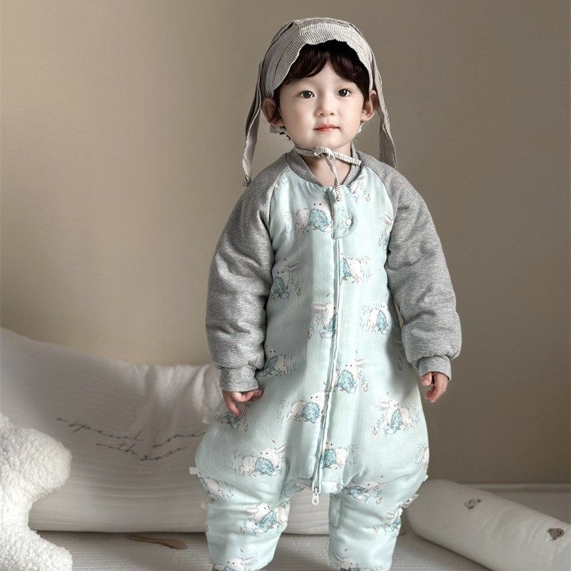 秋冬婴儿睡袋A类儿童夹棉轻芯保暖睡衣宝宝加厚分腿连体家居服,婴童用品,睡袋/防踢被,淘宝优惠券,粉丝福利购,淘宝优惠卷