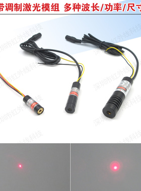 红光带TTL调制1-100KHZ点状激光定位灯650nm660nm635nm670nm685nm