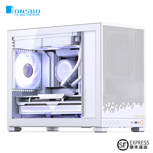 乔思伯D32白色MATX机箱
