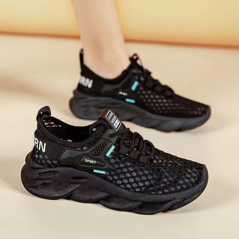 高货平底舞蹈鞋跑鞋走路银