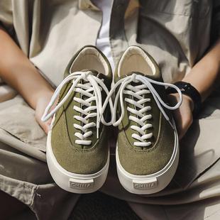 正品高货帆布鞋男款小众设计感低帮百搭板鞋夏季透气男鞋学生运动